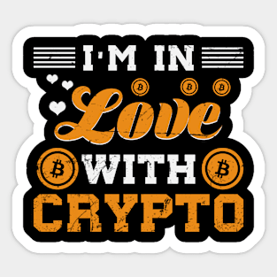 I'm in Love With Crypto Sticker